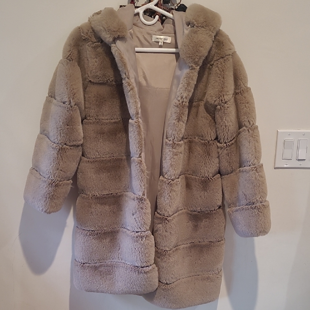 Cozy Tan Teddy Jacket